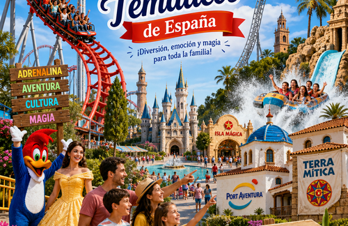 Mejores parques temáticos en España