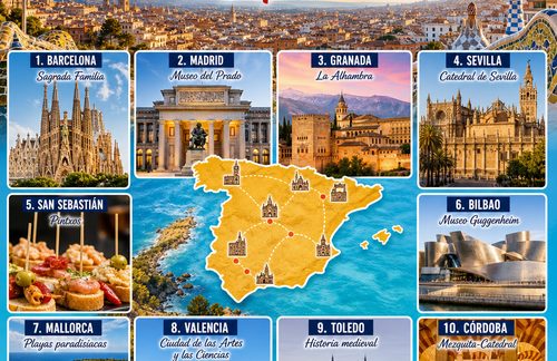 Mejores destinos turísticos en España en 2025
