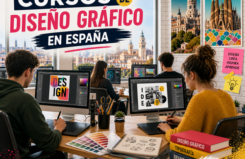 Mejores cursos de diseño gráfico en España